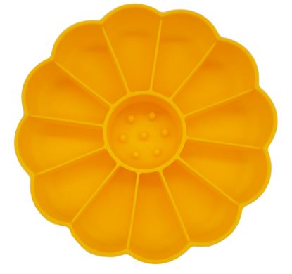 Slow feeding plate